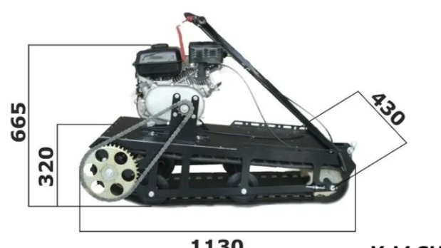 Мотобуксировщик XTREME-MOTORS "Конек-Горбунок" 6.5 л.с. в Березниках