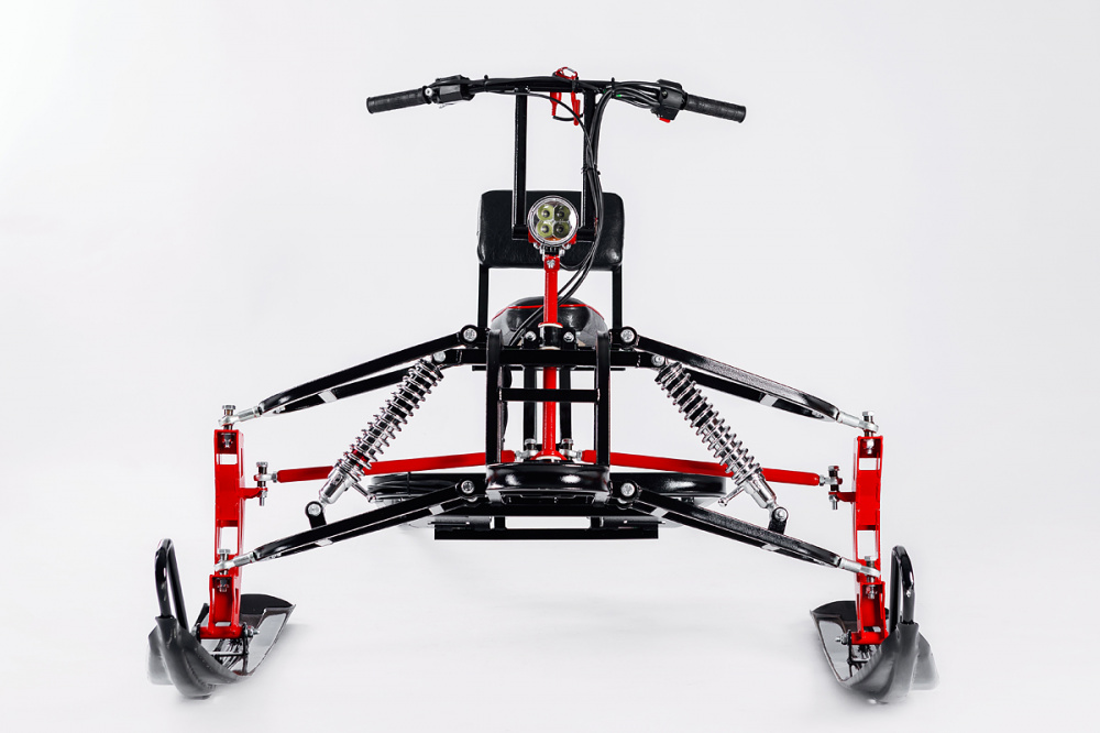 Лыжный модуль IKUDZO с подогревом ручек пластиковые лыжи в Березниках