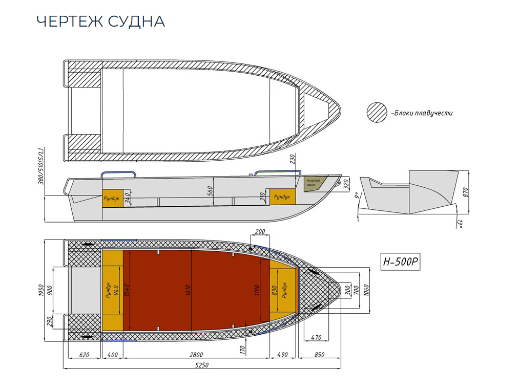 Алюминиевая лодка Неман-500 P в Березниках