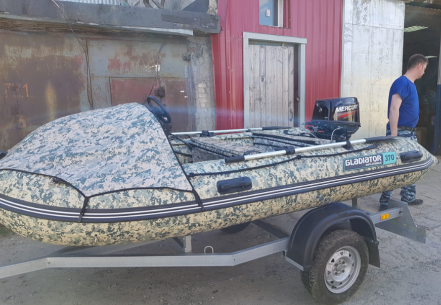 НАДУВНАЯ ЛОДКА GLADIATOR C370AL в Березниках