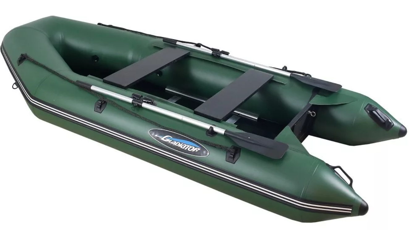 МОТОРНО-ГРЕБНАЯ ЛОДКА ПВХ GLADIATOR A 320 ТК С ФАНЕРНЫМ ПОЛОМ в Березниках