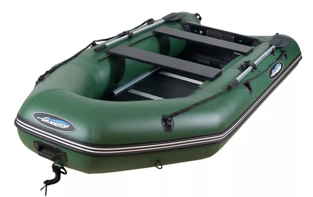 МОТОРНО-ГРЕБНАЯ ЛОДКА ПВХ GLADIATOR A 320 ТК С ФАНЕРНЫМ ПОЛОМ в Березниках