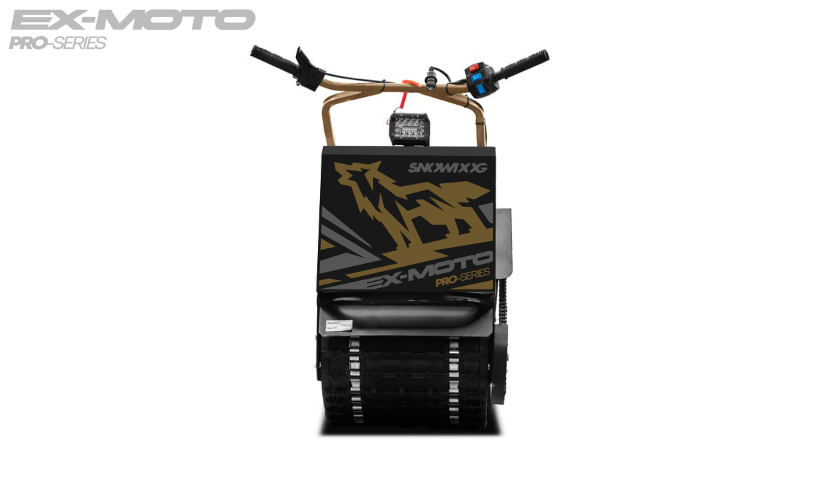 Мотобуксировщик EX-MOTO SNOWDOG S380 8л.с. в Березниках