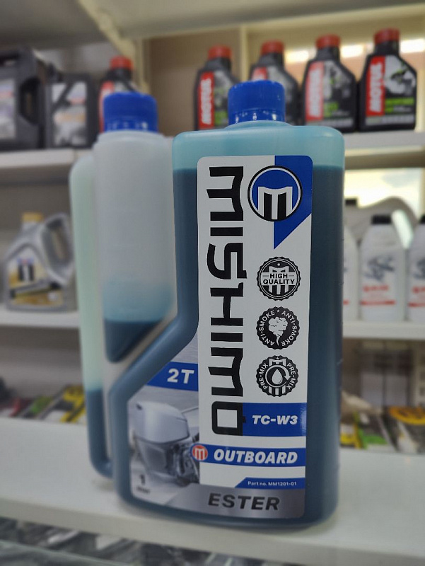 Масло MISHIMO 2T OUTBOARD (ESTER) полусинтетика 1 л в Березниках