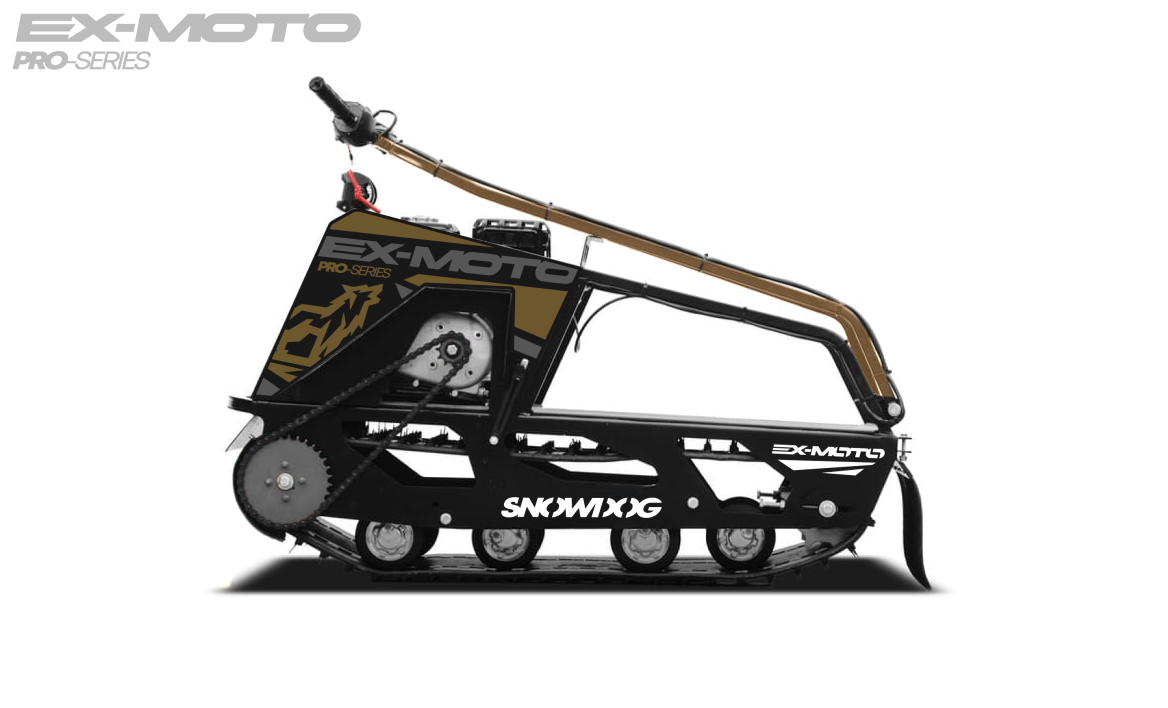 Мотобуксировщик EX-MOTO SNOWDOG S380 8л.с. в Березниках