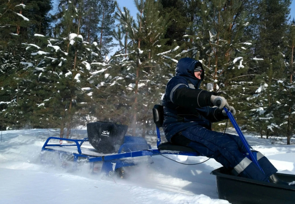 Мотобуксировщик толкач Альбатрос-XL8 с модулем. Без фары, склизы в Березниках