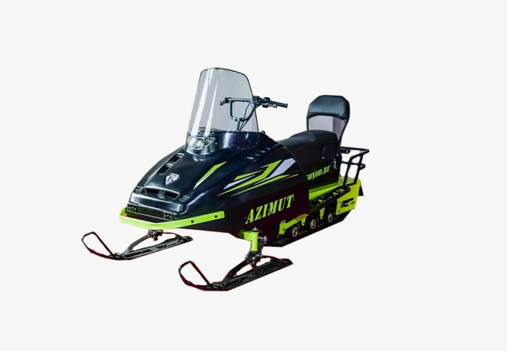 Миниснегоход Бурлак Азимут 20 л.с. , эл.запуск, реверс, тормоз гидравл, капот черный в Березниках