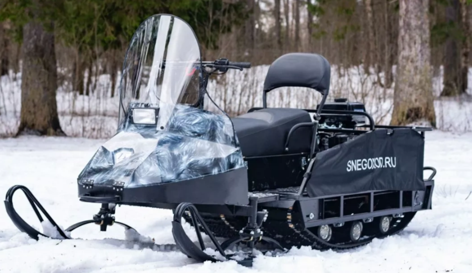 Миниснегоход Егерь Экспедитор 20 л.с. , реверс, тормоз, капот белый в Березниках