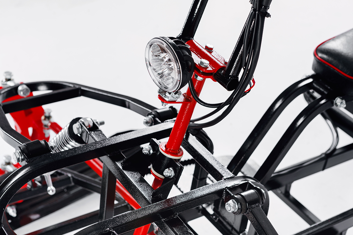 Лыжный модуль IKUDZO TERRAIN с подогревом ручек металлические лыжи в Березниках