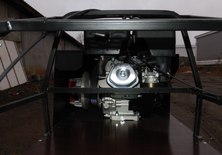 Мотобуксировщик AhtaR Зима 9 л/с с вариатором в Березниках