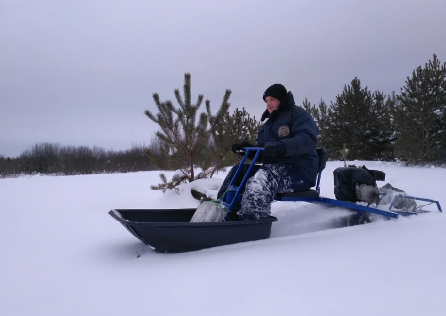 Мотобуксировщик толкач Альбатрос-XL8 с модулем. Без фары, склизы в Березниках