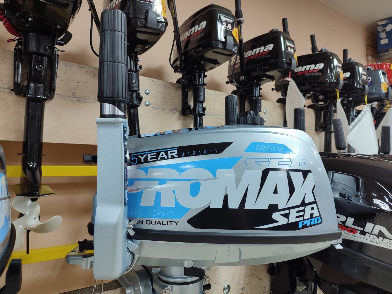 Лодочный мотор PROMAX SP5FHS (внешний бак 12 л) в Березниках