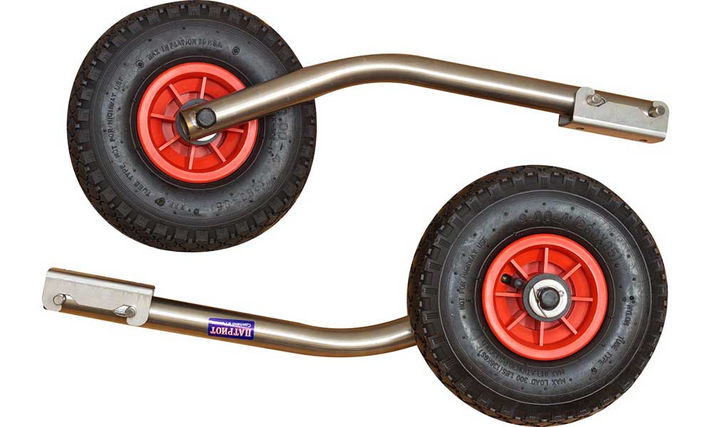 Транцевые колеса модульные удлиненные из нержавеющей стали в Березниках