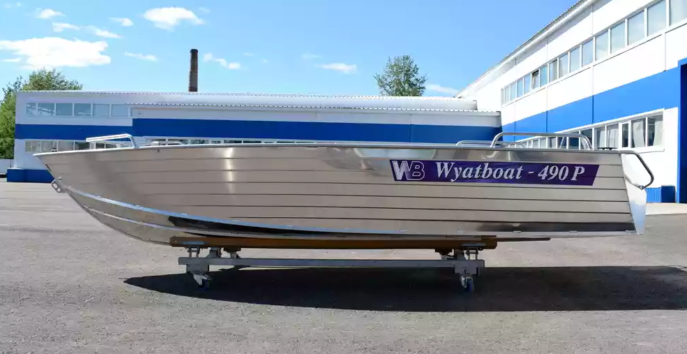 Алюминиевая лодка Wyatboat-490 P в Березниках Алюминиевая лодка Wyatboat-490 P в Березниках