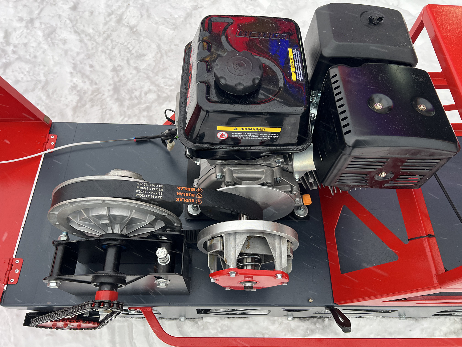 Мотобуксировщик EX-MOTO SNOWDOG S500 15л.с в Березниках