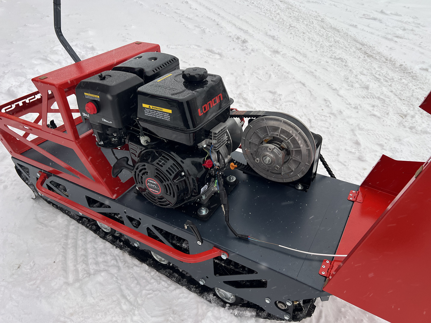 Мотобуксировщик EX-MOTO SNOWDOG S500 15л.с в Березниках