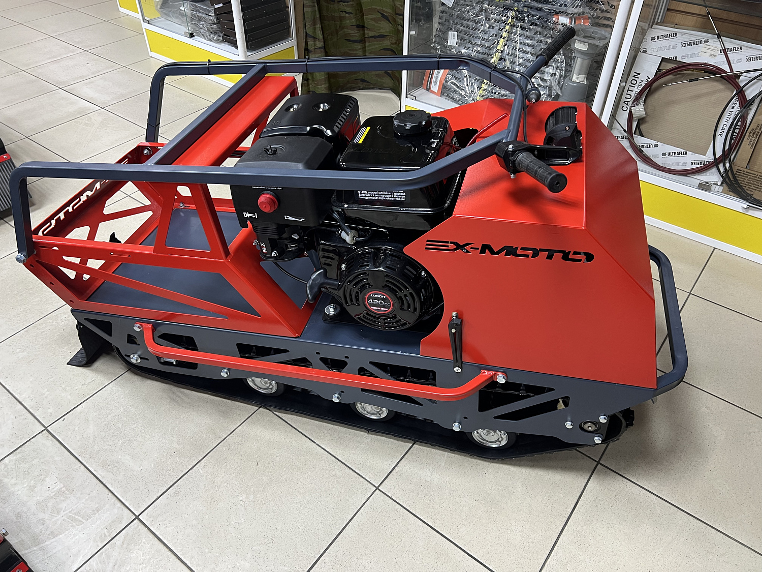 Мотобуксировщик EX-MOTO SNOWDOG S500 15л.с в Березниках