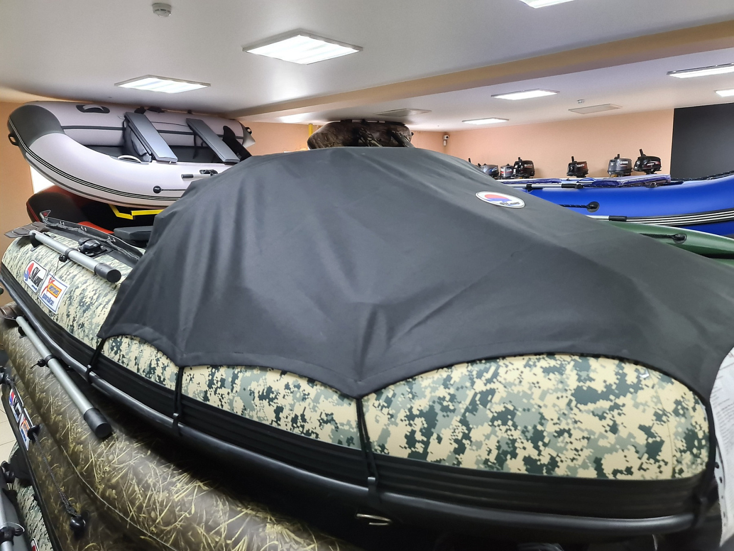 КОМПЛЕКТ НОСОВОГО ТЕНТА К ЛОДКЕ SMARINE AIR MAX 330 ЧЕРНЫЙ в Березниках