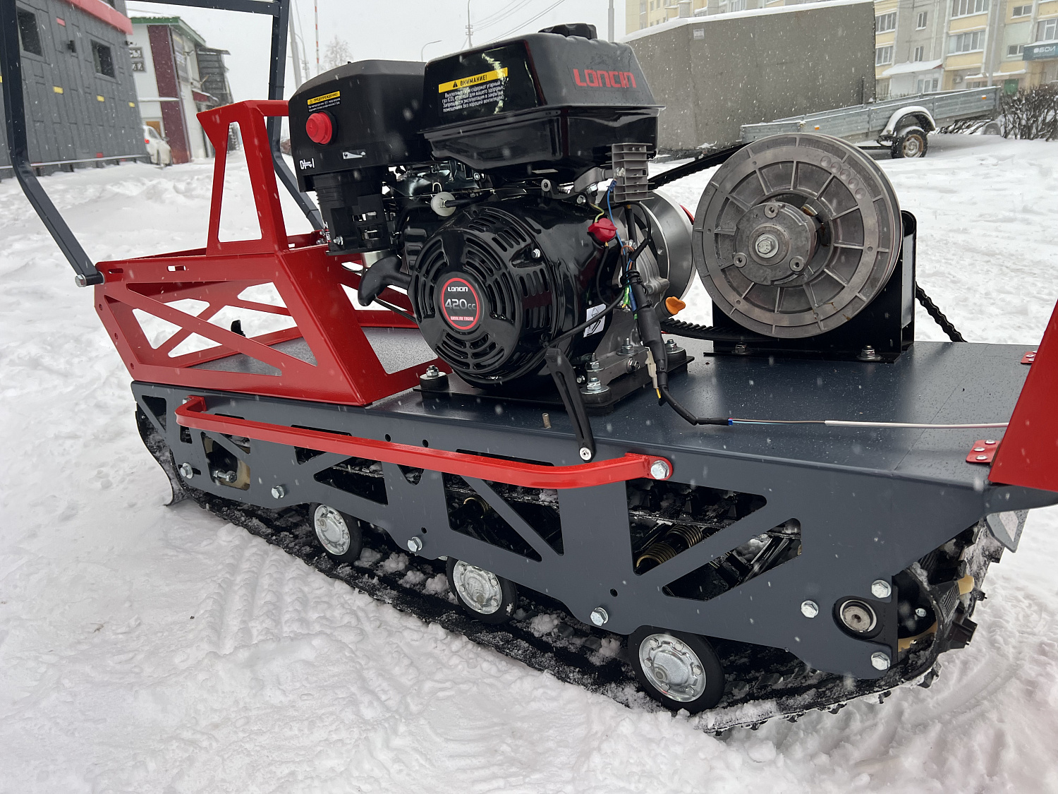 Мотобуксировщик EX-MOTO SNOWDOG S500 15л.с в Березниках