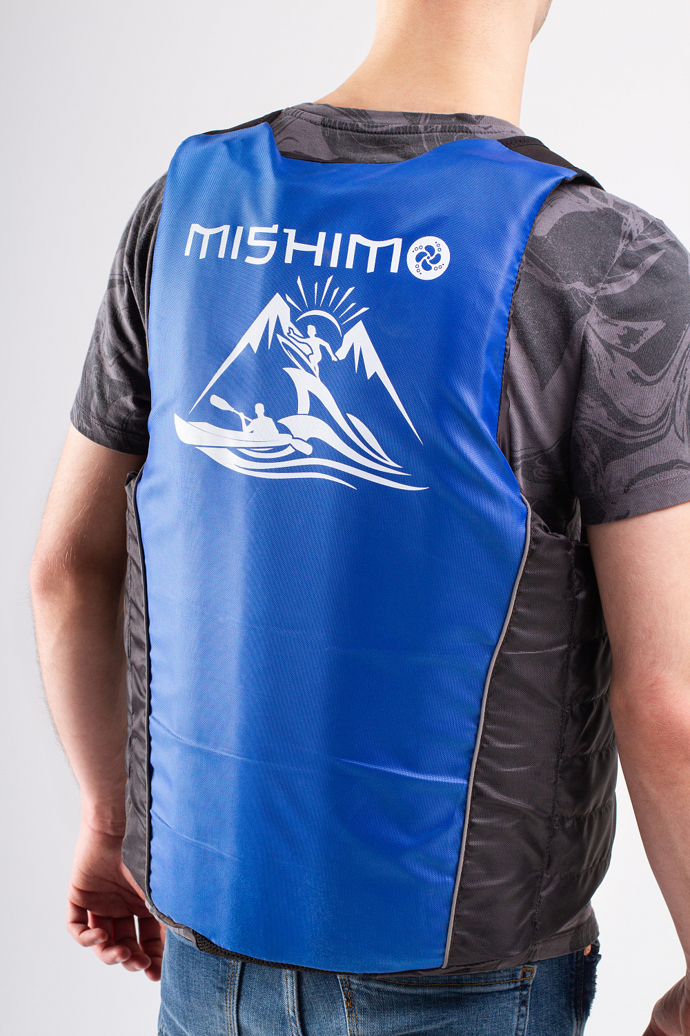 Жилет спасательный MISHIMO PRO Премиум качества Черно-синий в Березниках