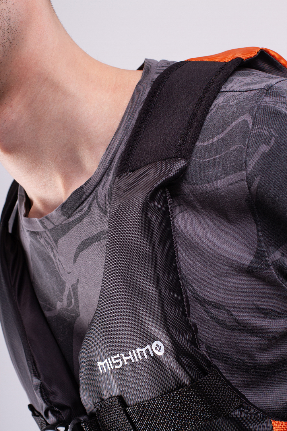 Жилет спасательный MISHIMO PRO Премиум качества Черно-оранжевый в Березниках