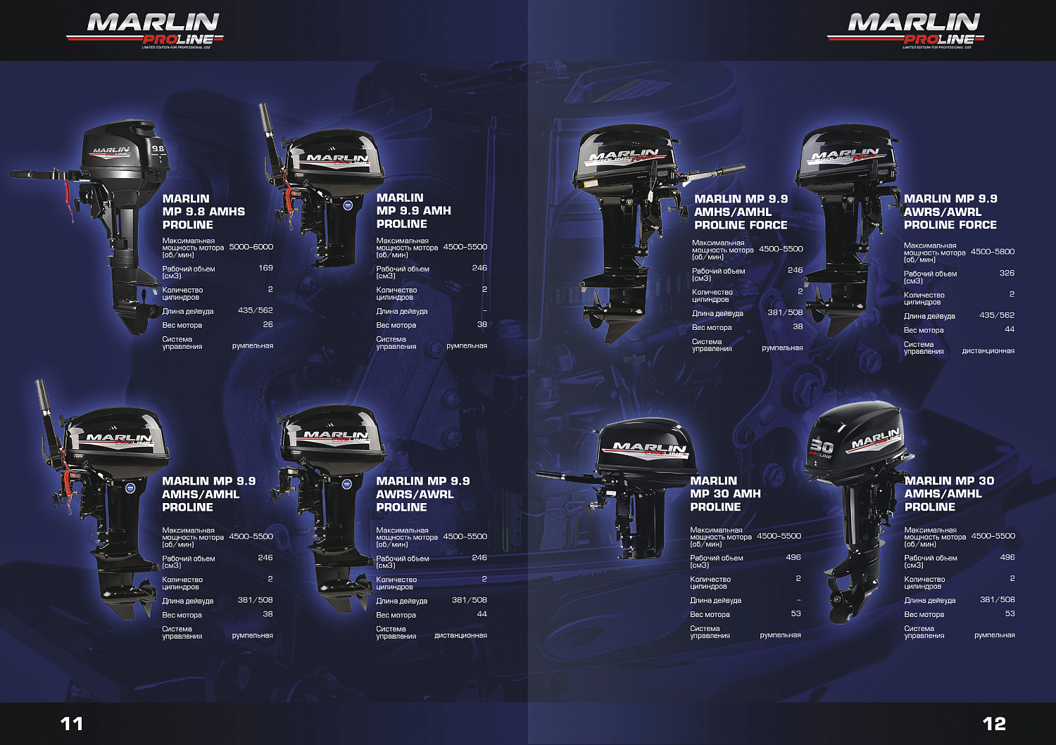 Лодочный мотор MARLIN PROLINE MP 40 AWR в Березниках